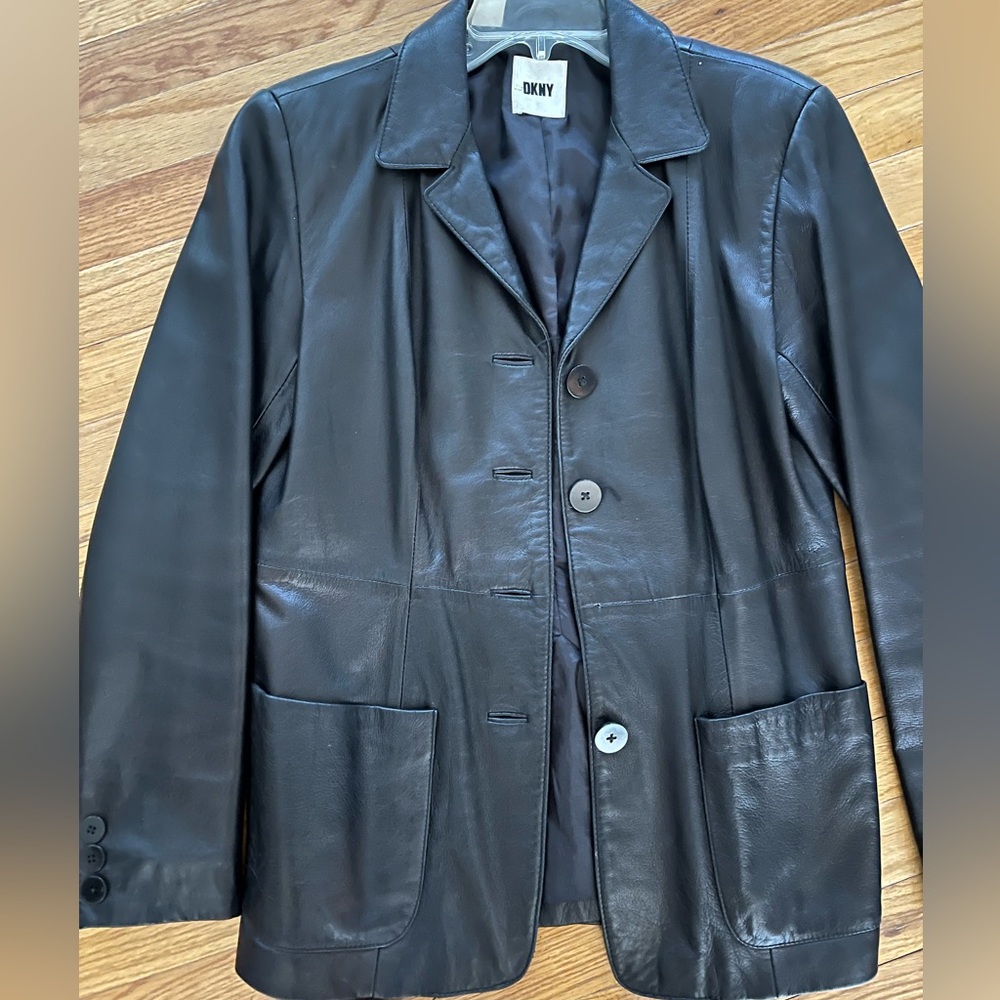 DKNY Vintage Italian Leather Jacket